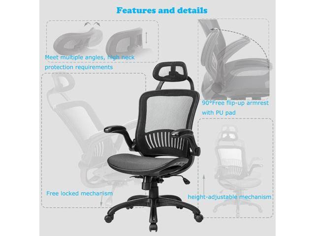 Ergonomic High Back Swivel Mesh Office Chair J997