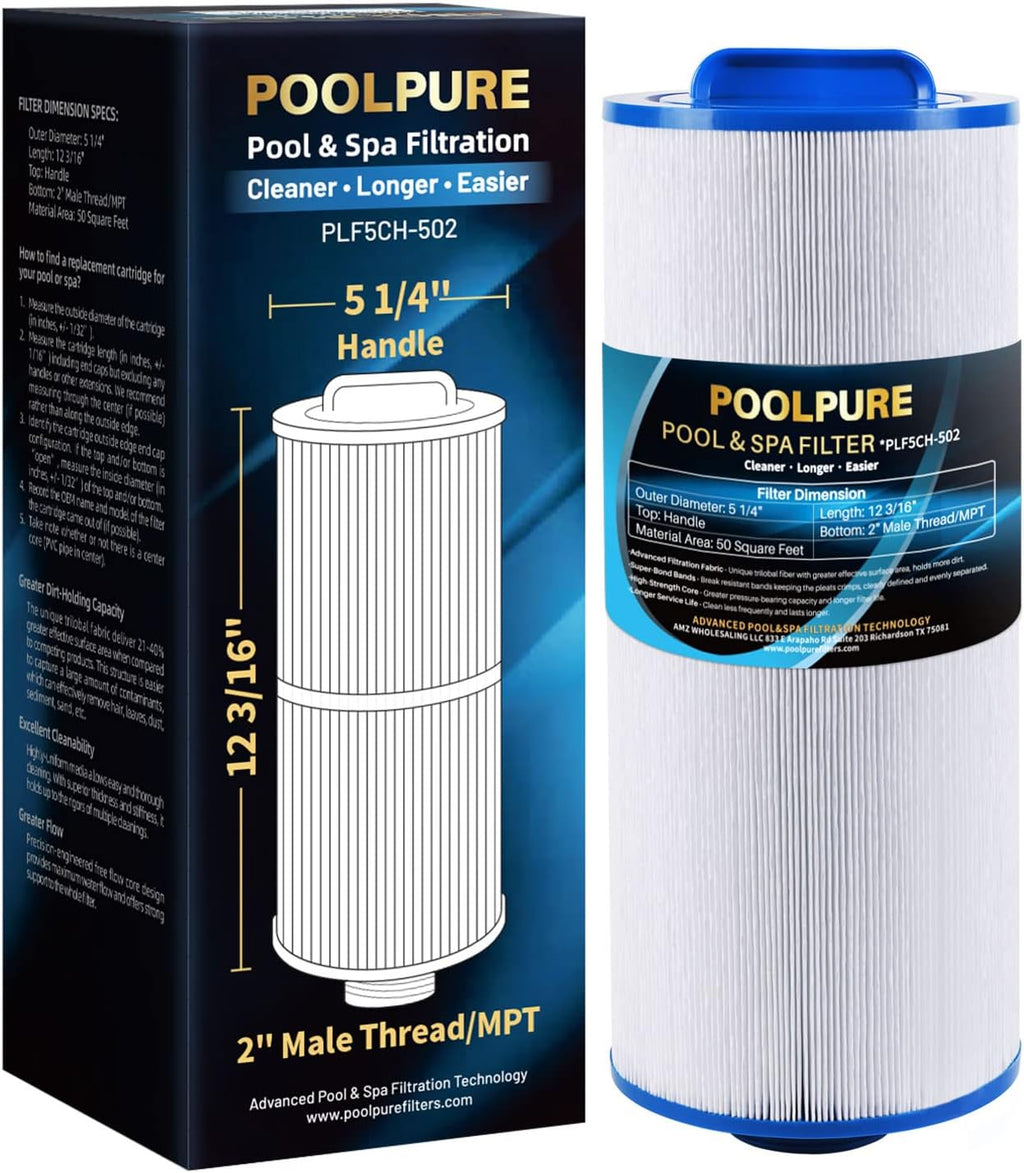 2 Pack Hot Tub Filter with 2" Male Thread K129