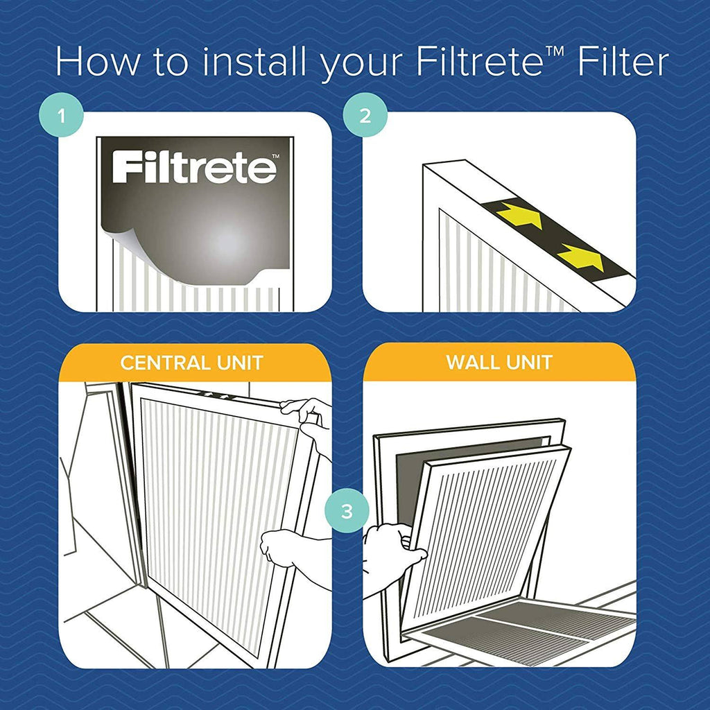 16x25x1 MPR 1000 Micro Allergen Defense Air Filter, 6-Pack D618581