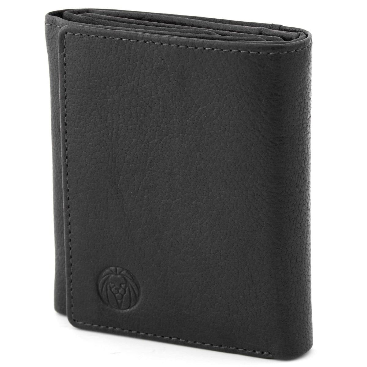 Black California Wrap Leather Wallet S5548