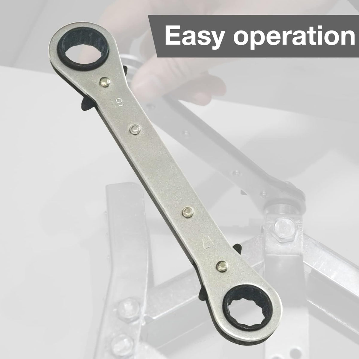 Camper Wheel Chock Stabilizer 2 Sets, RV Tire Scissor Locking X Chock, Pack of 2 A3005