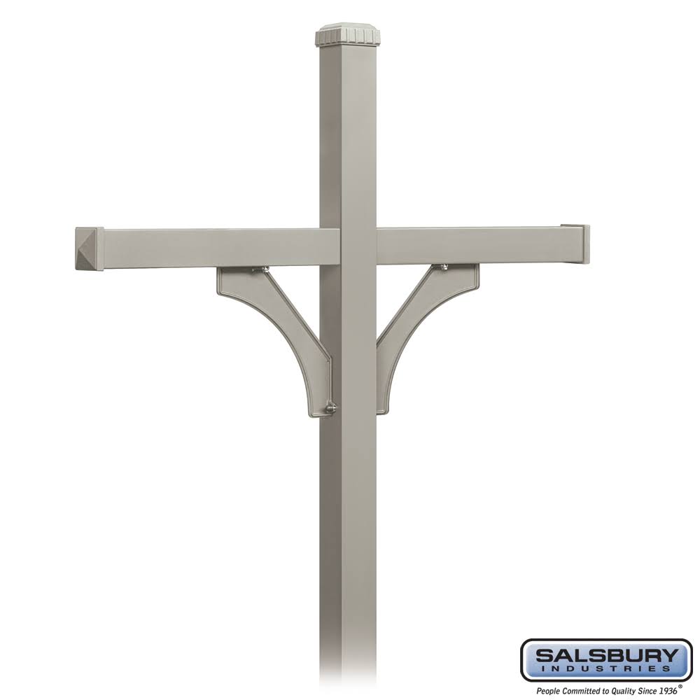 2 Sided In-Ground Mounted Mailbox Post A7209