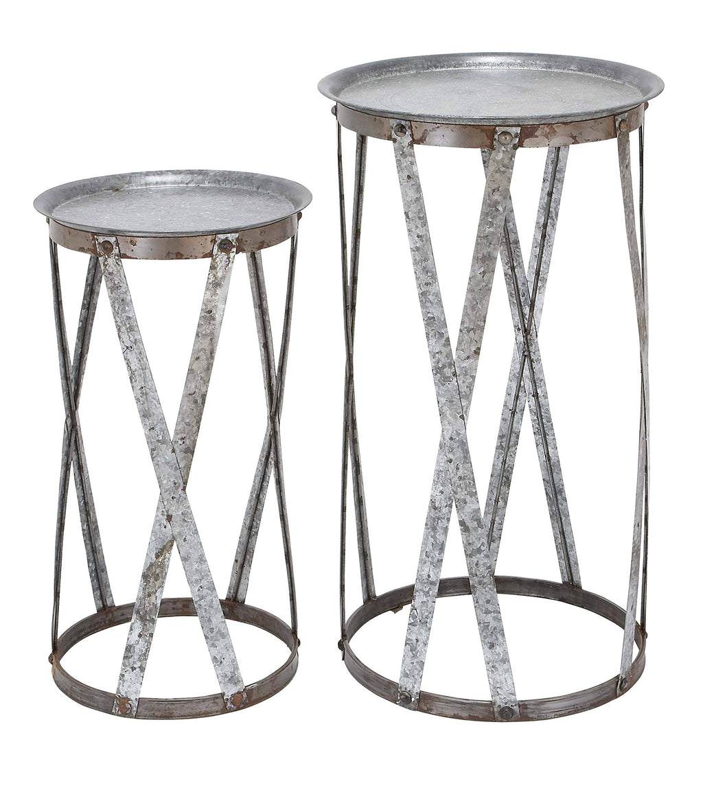Metal Pedestal (Set of 2) C856