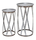 Metal Pedestal (Set of 2) C856