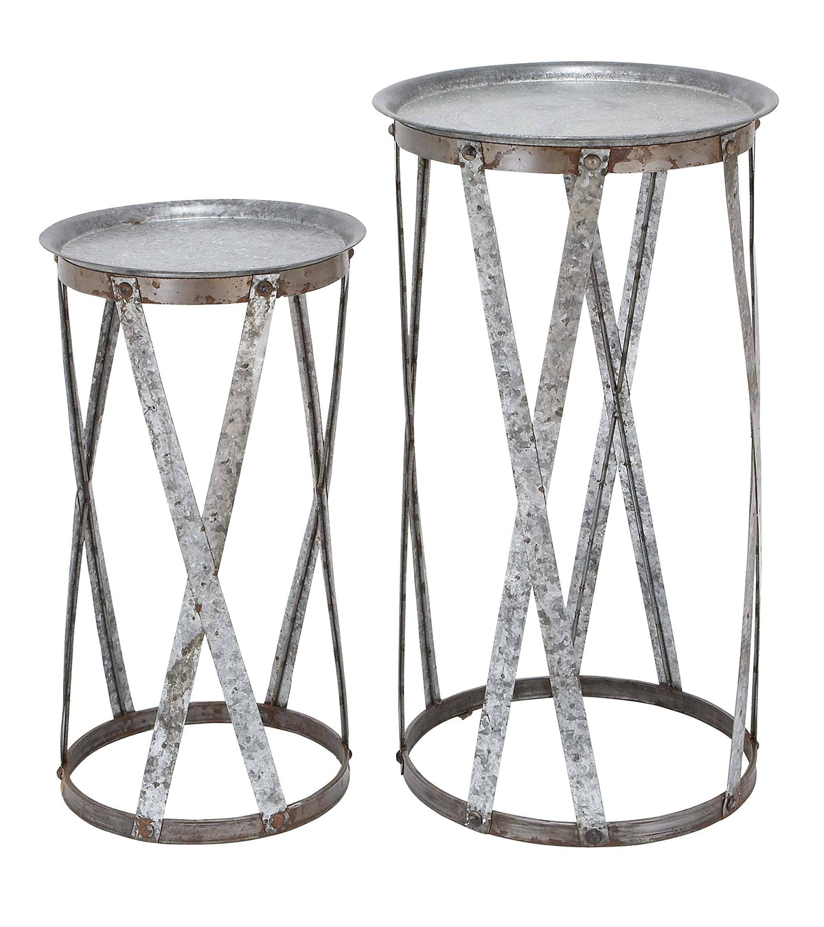 Metal Pedestal (Set of 2) C856