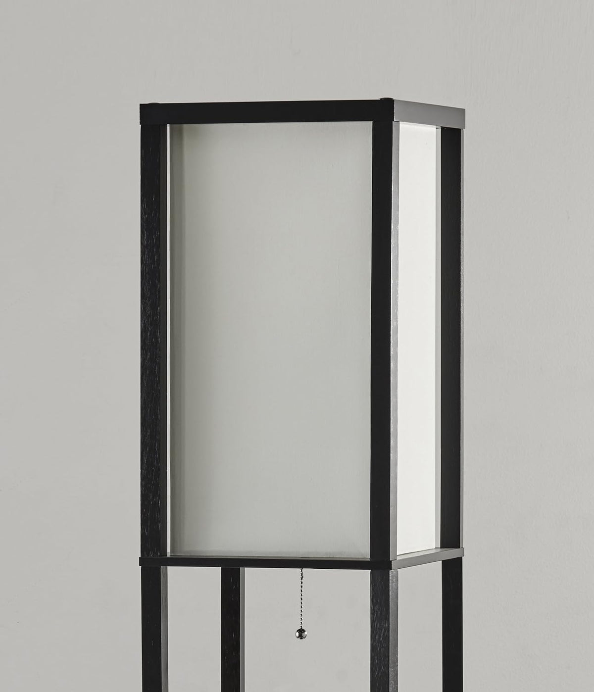 Black PVC Veneer Floor Lamp T1816
