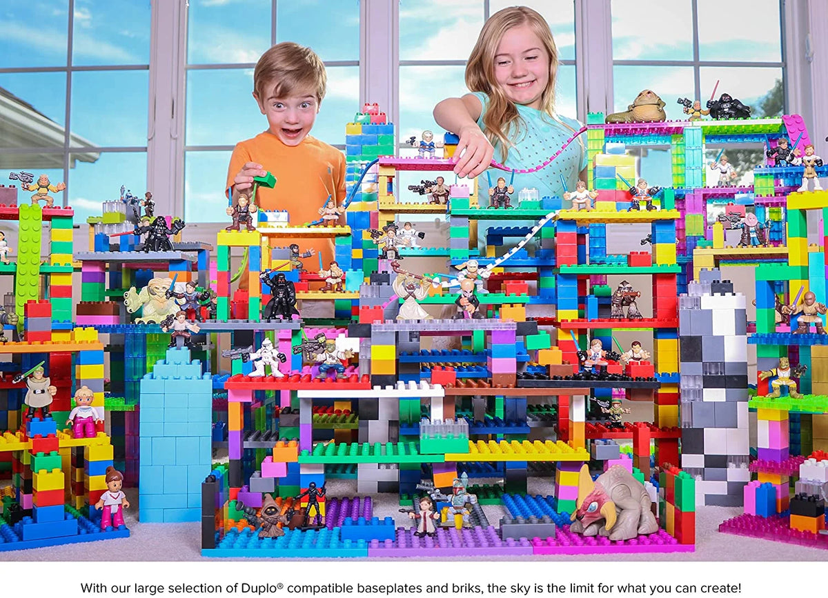 108 Pieces Building Brick Set with Big Pegs Q8284