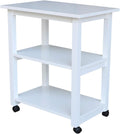 White Microwave Cart A7476