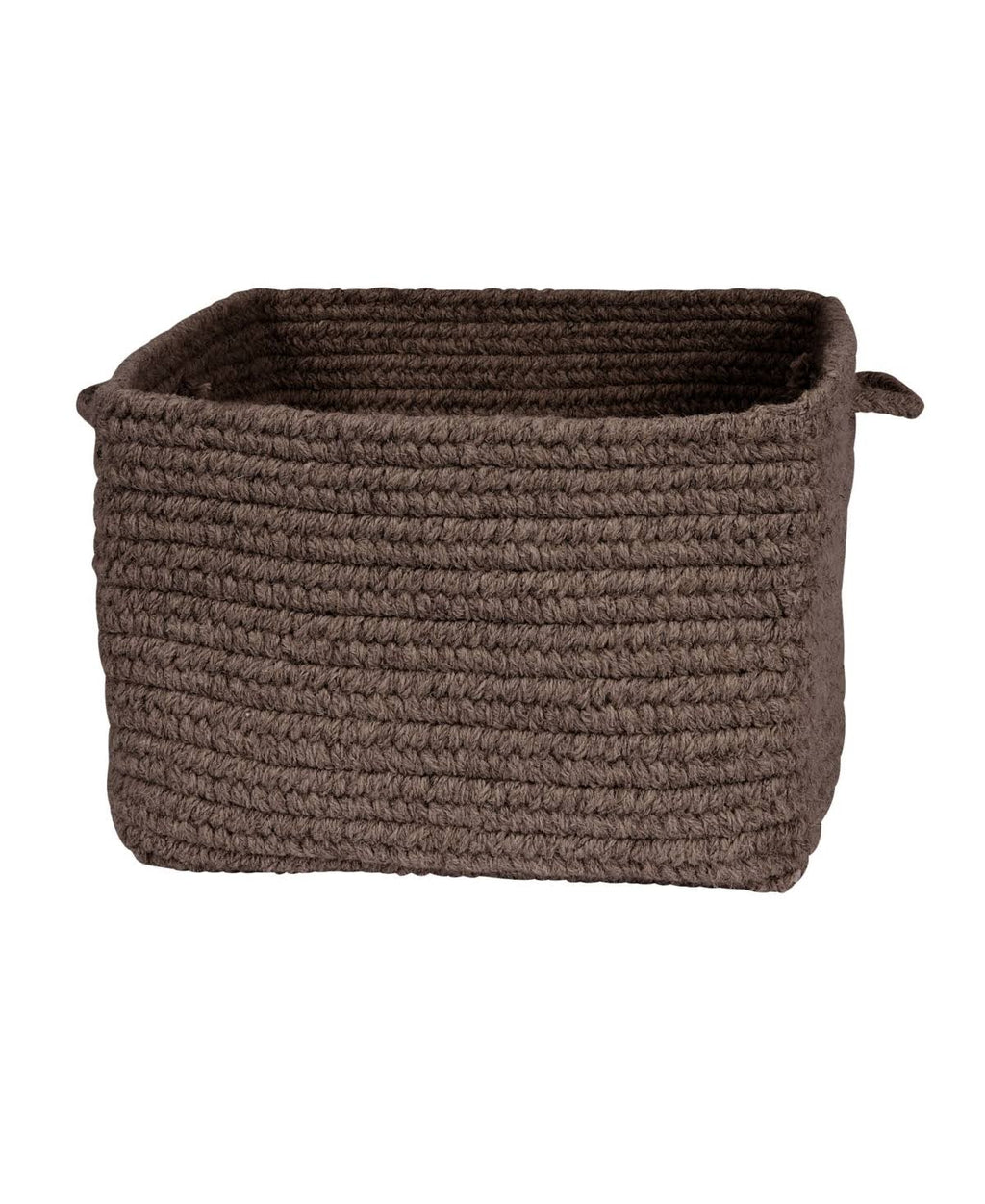 Natural Wool Light Beige Square Basket A853384