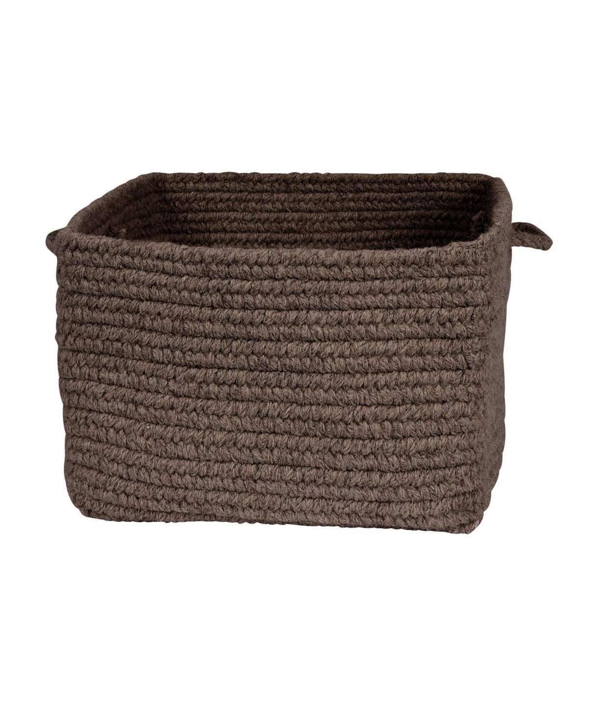 Natural Wool Light Beige Square Basket A853384