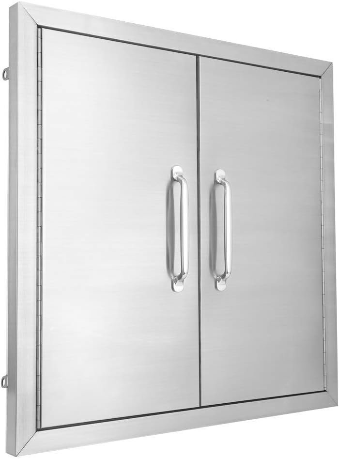 Stainless Steel Outdoor Kitchen Double Access Door C971