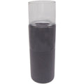 Clear and Black Candle Holder K813414