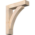 5 1/2x22W x 22x22D x 26x22H Smooth Bracket with Offset Brace, Douglas Fir F770180