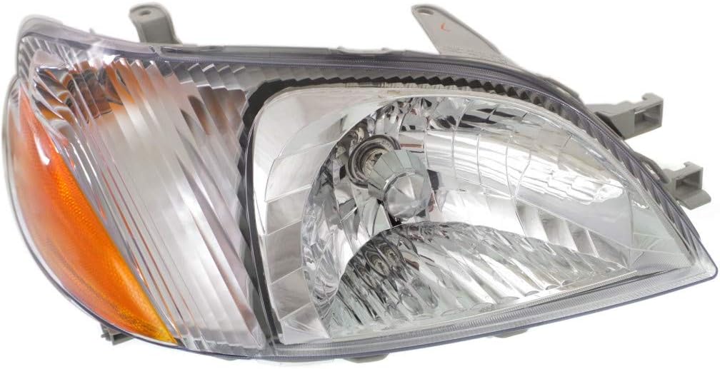 Passenger Side Headlight Assembly with Bulbs Z286
