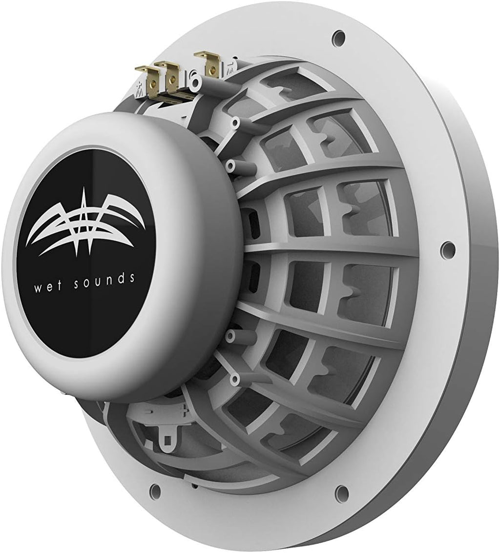 6.5" White Grill Marine Speakers X596