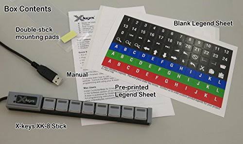USB Stick Keys with 8 Programmable Keys I27564