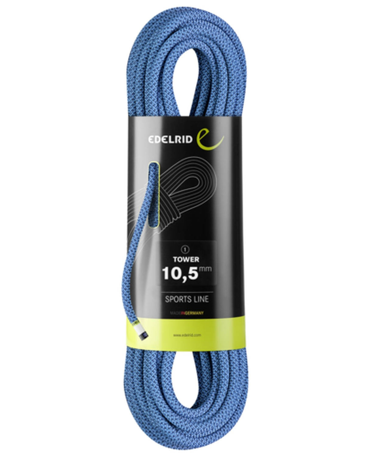 10.5 mm Climbing Rope Aqua Blue 40 M Z729