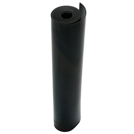 Black 3/4 in. x 36 in. x 72 in. Commercial Grade 60A Rubber Sheet F71512