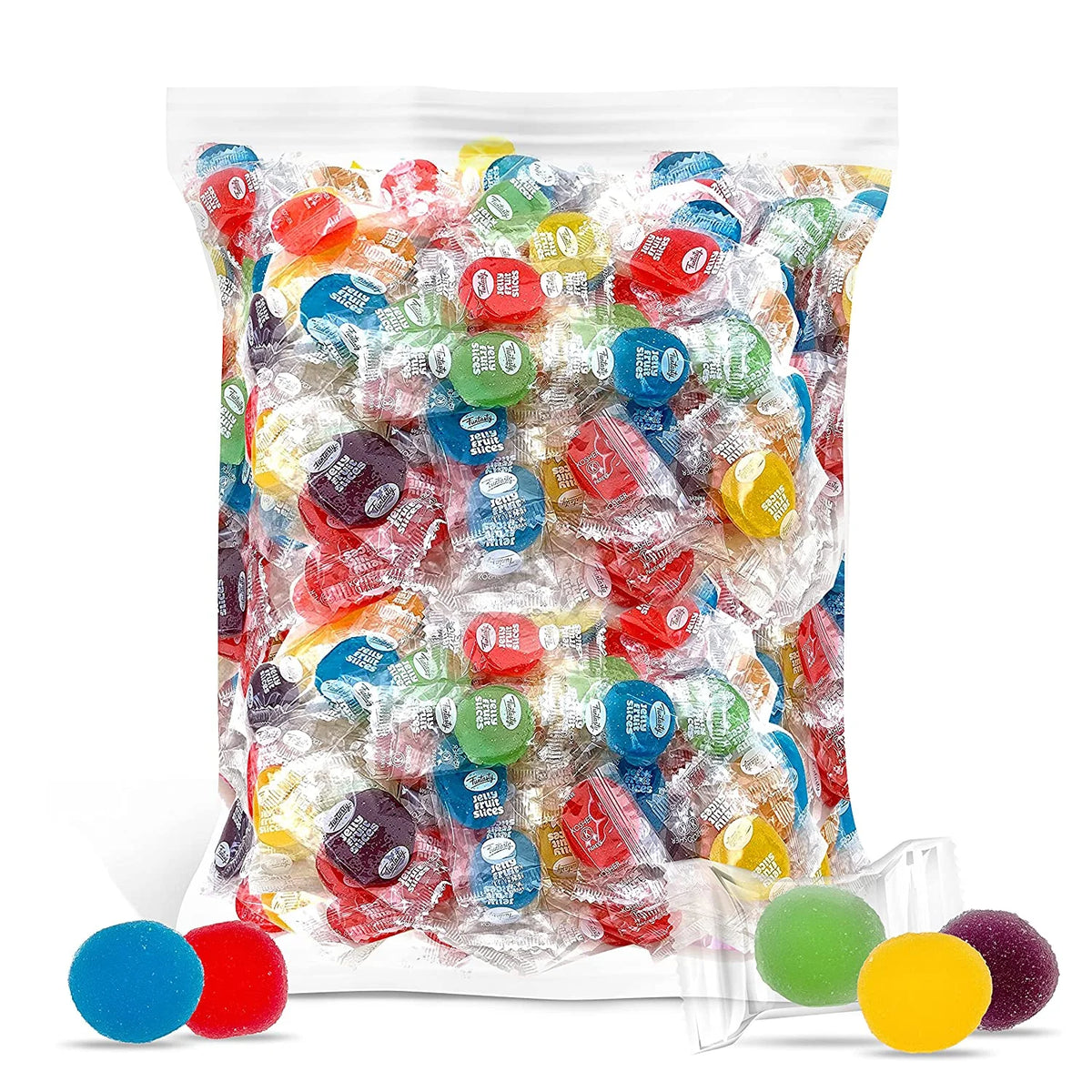 Fruit Disk Jelly Patties Candy, 2 Pounds J454106