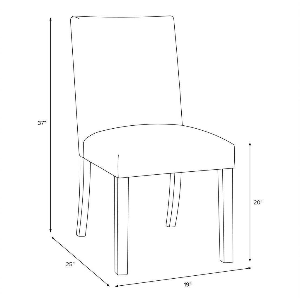 Black Parsons Dining Chair N4494