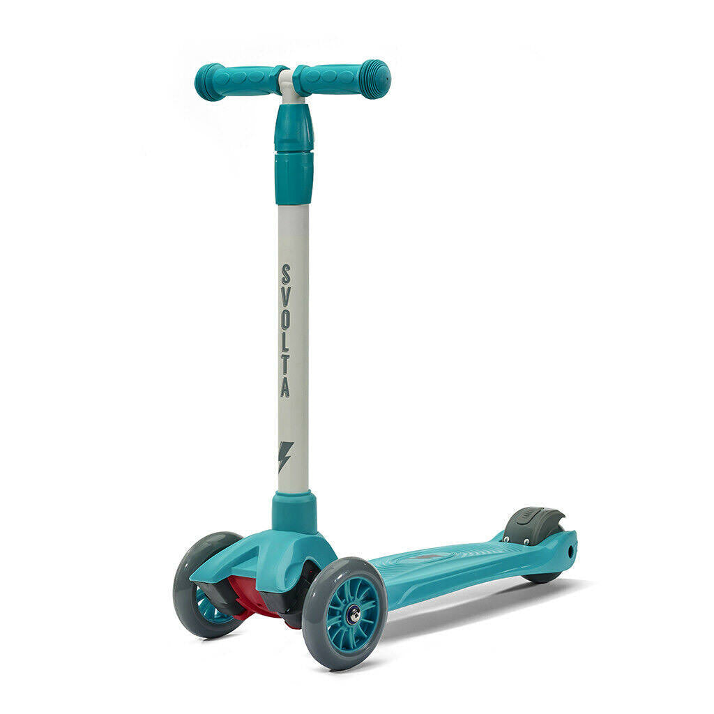 Teal and Gray 3-Wheel Scooter T17037