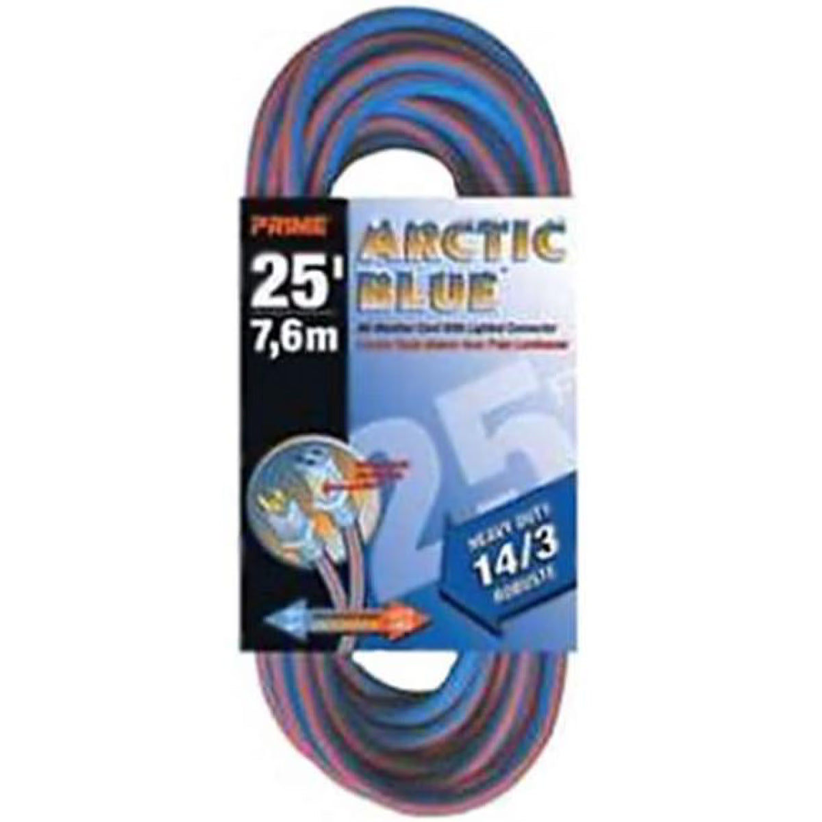 Arctic Blue All-Weather Locking Extension Cord, 25 Feet T6989