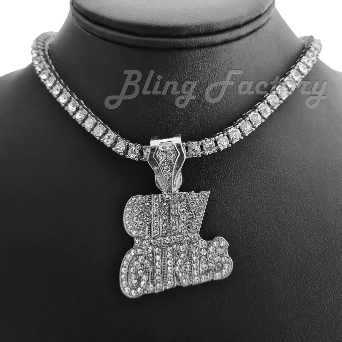 Iced Tennis Chain Necklace Z537