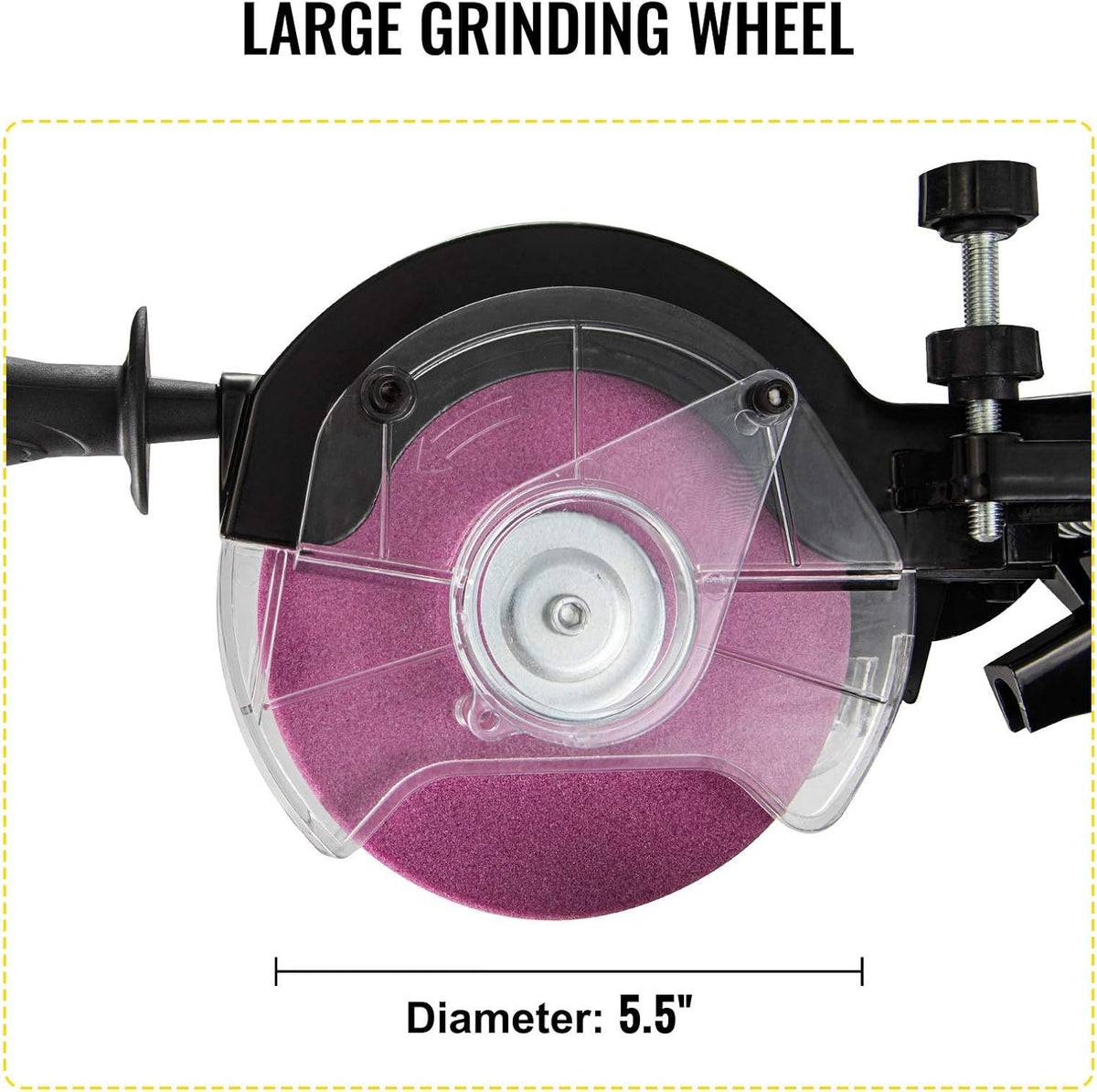 Chainsaw Sharpener 230W Multi-Angle Adjustable Chain Grinder 3000RPM Electric for 1/4" to 2/5" Chains Y59061