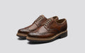 Brown Brogue Lace-ups G24007