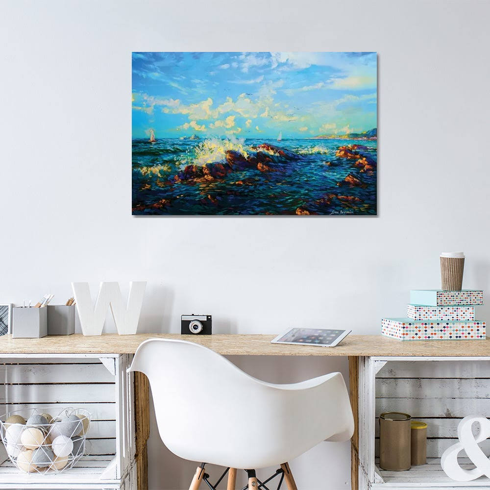 Sea of Tranquility Print Canvas Art S177978