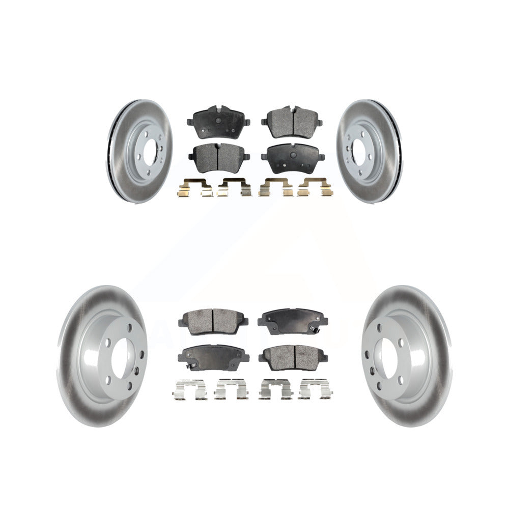 Coated Disc Brake Rotors and Semi-Metallic Pads Kit R3461