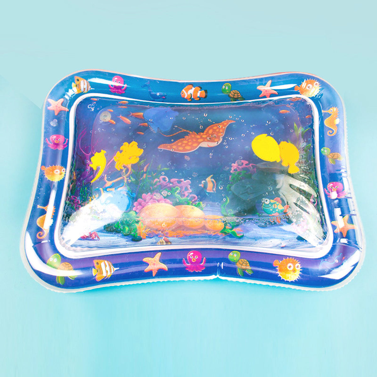 Inflatable Crawling Cushion Water Play Mat (Blue) V305