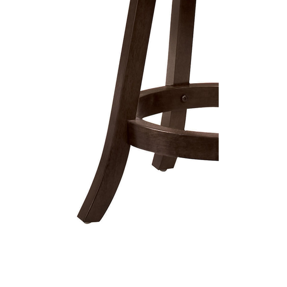 Swivel Counter Height Stools with Upholstered Seat Cappuccino (Set of 2) D2743