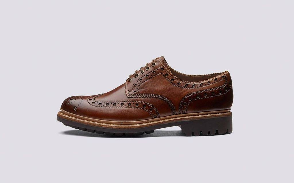 Brown Brogue Lace-ups G24007