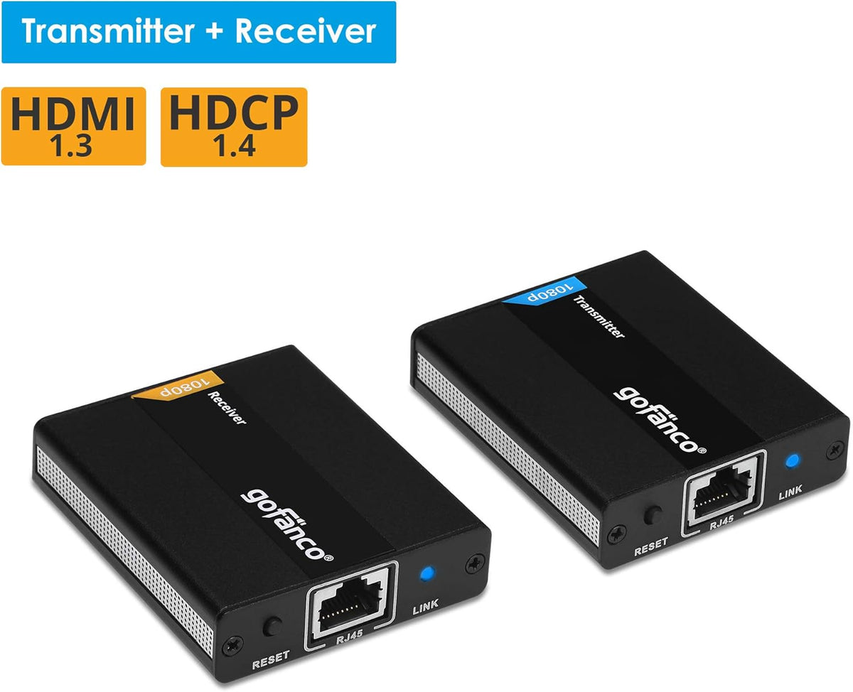 HDMI Extender Over Ethernet Cat6, Pack of 2 V3403