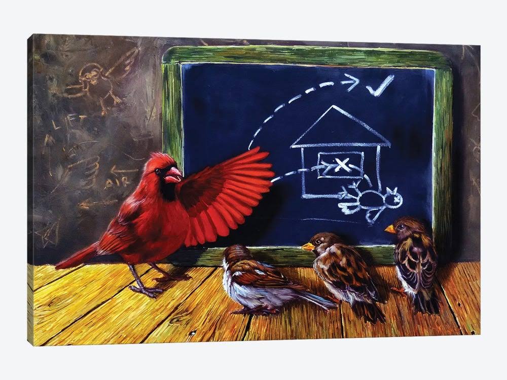 Flight School Print Canvas Art S494704