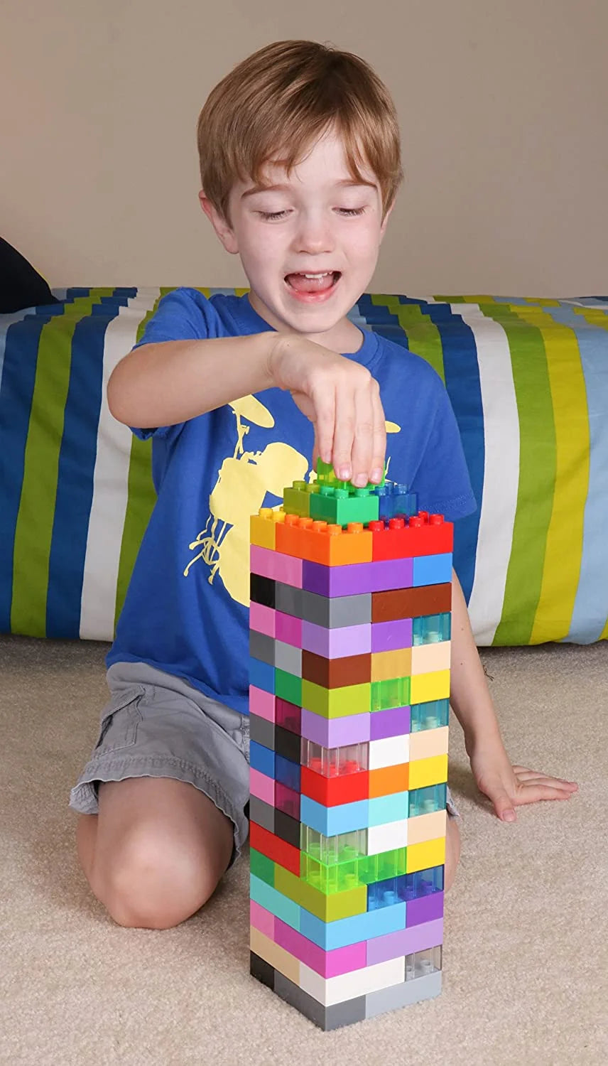 108 Pieces Building Brick Set with Big Pegs Q8284