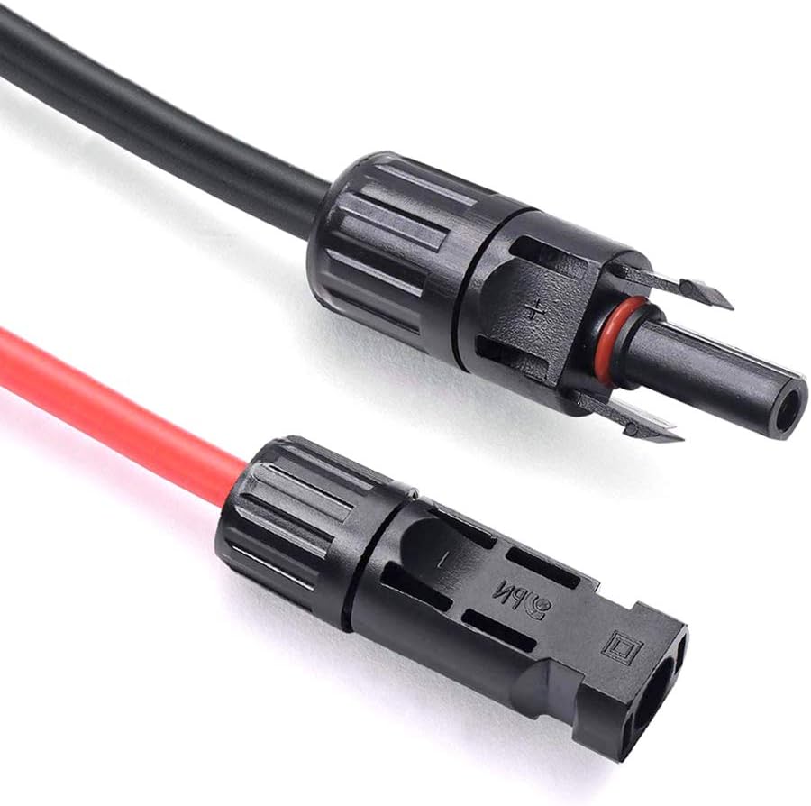 10 AWG 50 Feet Solar Extension Cable with Female and Male Connector C754