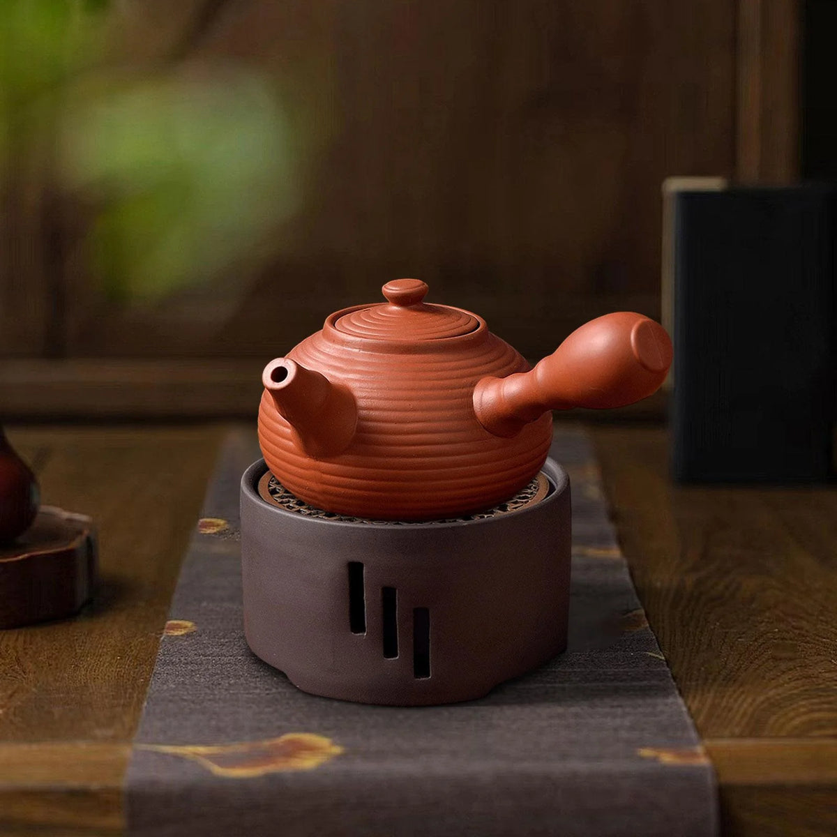 Red Ceramic Teapot 500ml P3644