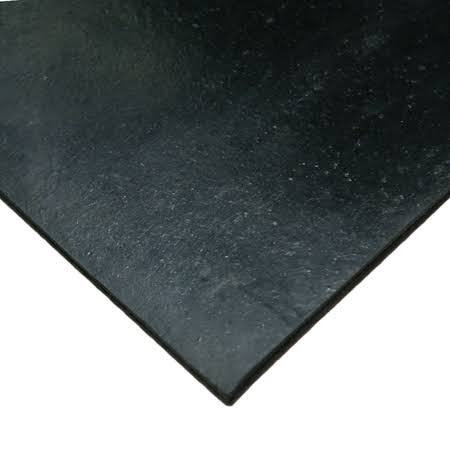 Black 3/4 in. x 36 in. x 72 in. Commercial Grade 60A Rubber Sheet F71512