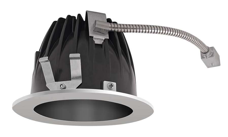Black Cone Silver Ring LED Trim A35561