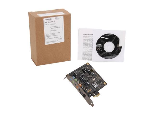 Recertified 7.1 Channels 24-bit 96kHz PCI Express Sound Card B433