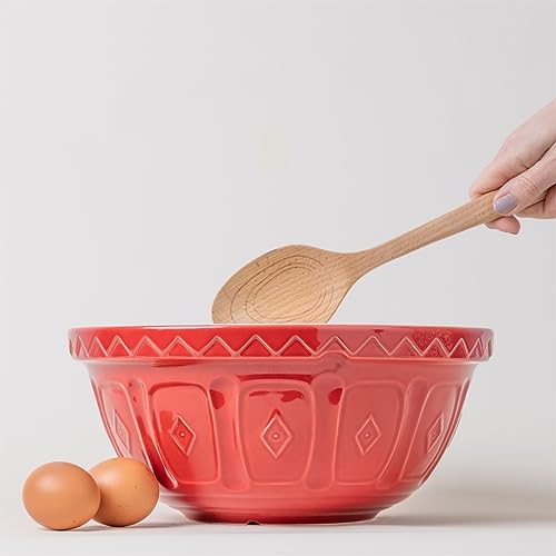 Cream 29 Centimetre Chip Resistant Earthenware Mixing Bowl F877
