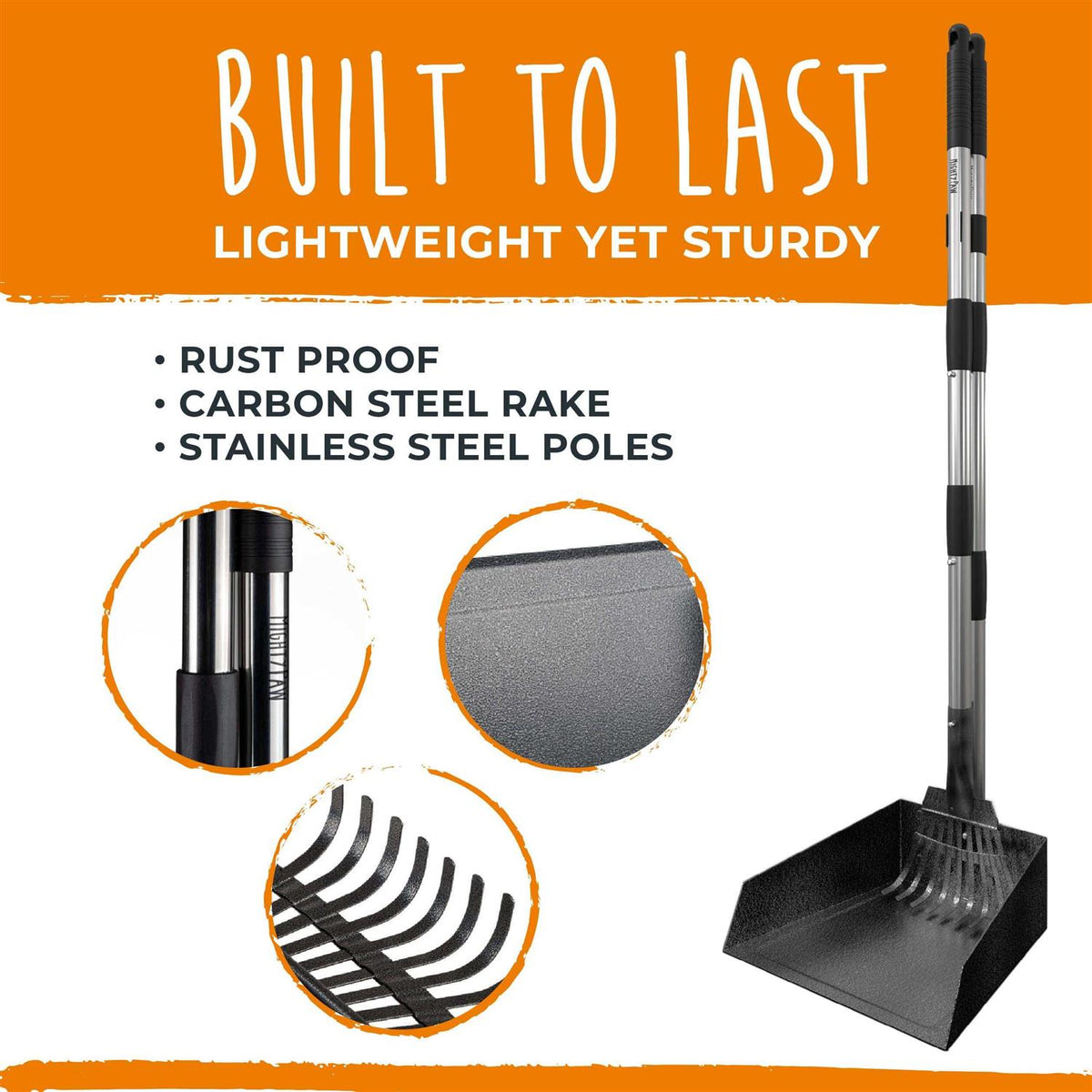 Dog Pooper Scooper and Rake Set V44894