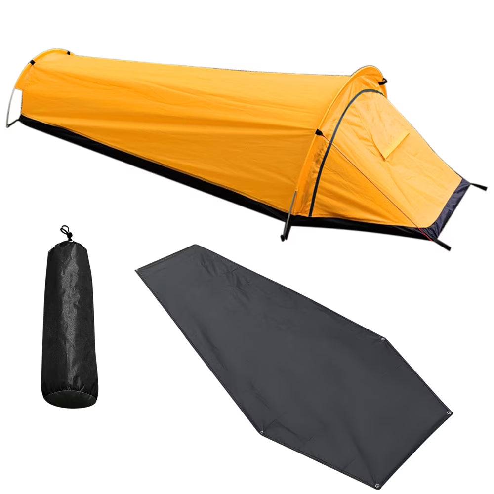 Lightweight Hiking Bivy Tent with Ground Cloth D108