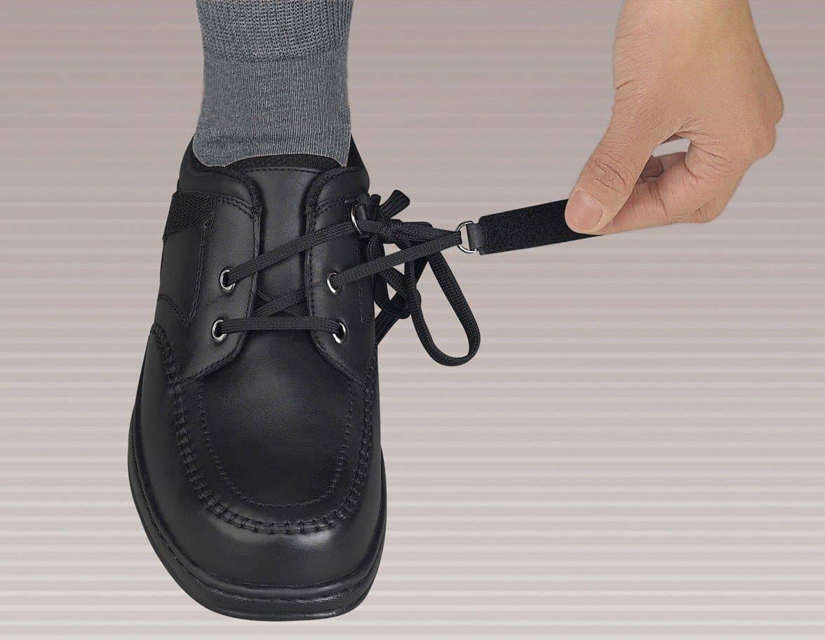 Black Leather Men&s Shoes B8063