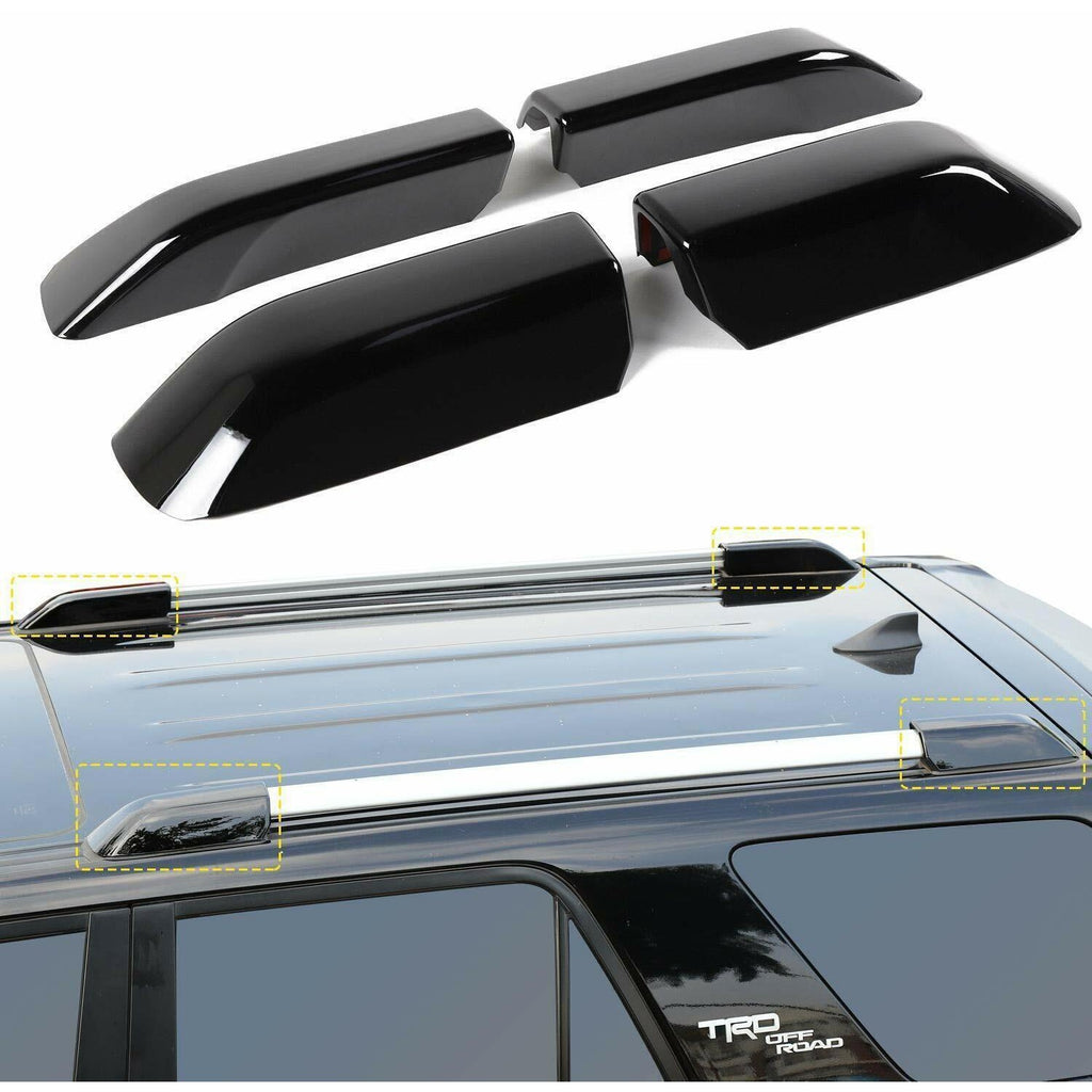 Black Roof Cargo Rack End Cap Protection Cover Trim Shell N726063