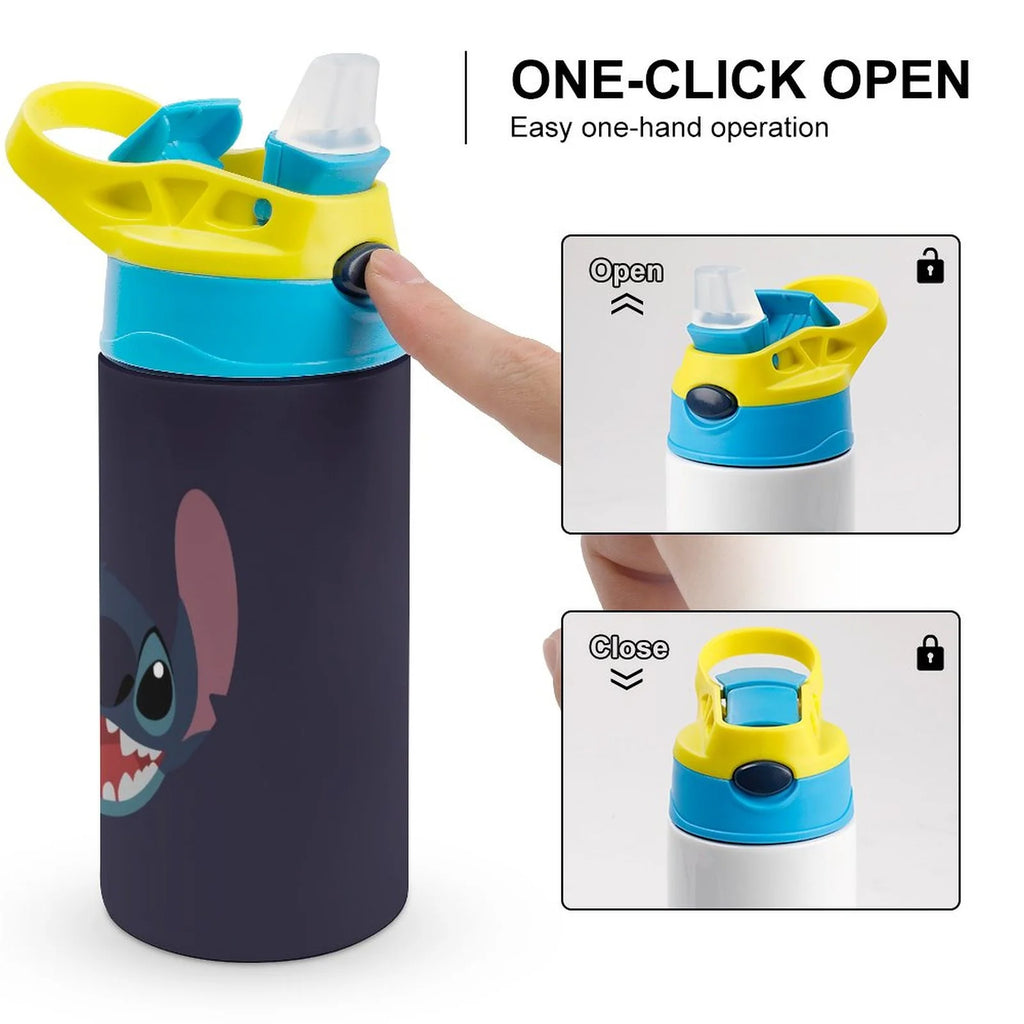 Vacuum Insulated Stainless Steel Water Bottle with Straw H872232