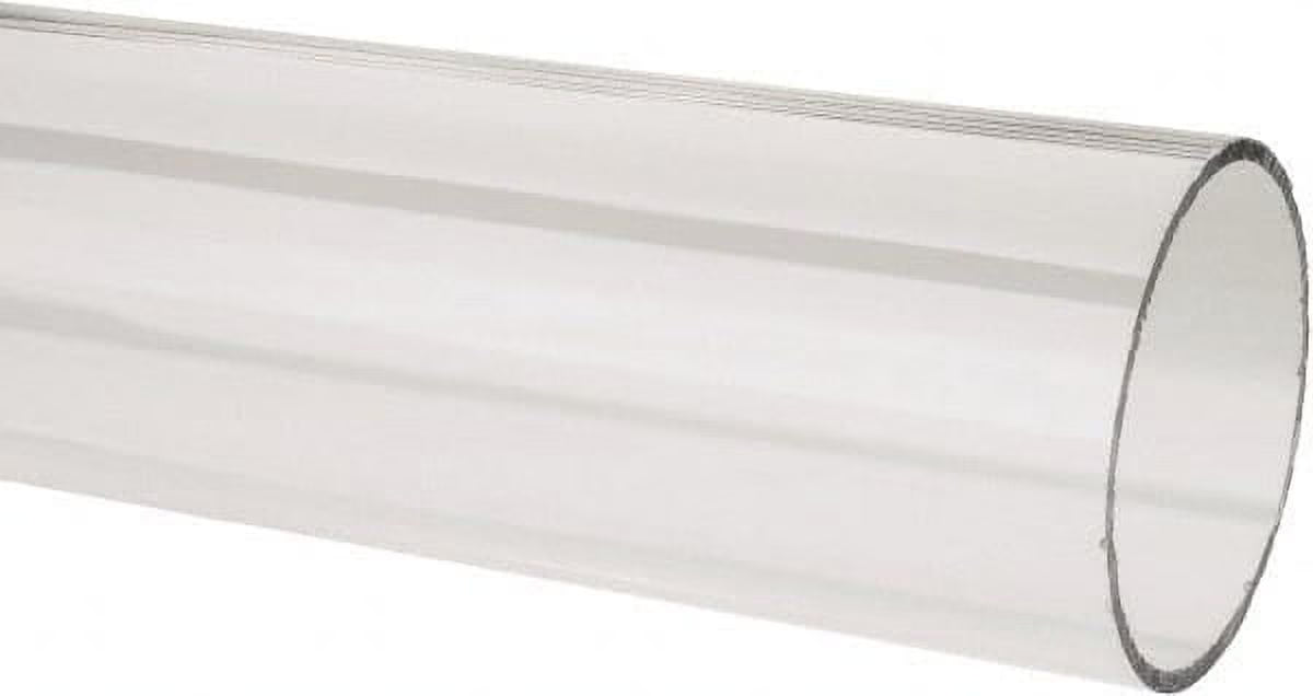 Clear Round Acrylic Tube, 3" OD x 2-3/4" ID x 6' Long H9312