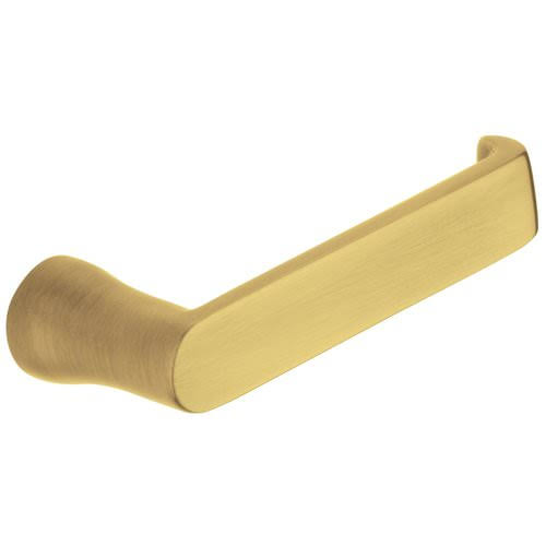 Satin Brass and Black Pair of Levers A210